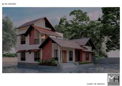 Exterior Designs by 3D & CAD MH Designs, Malappuram | Kolo