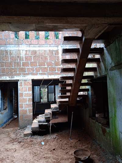 Staircase Designs by Contractor Ameer Alloor, Malappuram | Kolo