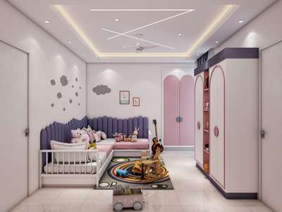 Ceiling, Furniture, Storage, Bedroom, Wall Designs by Interior Designer BAKHTAWAR KHAN, Delhi | Kolo