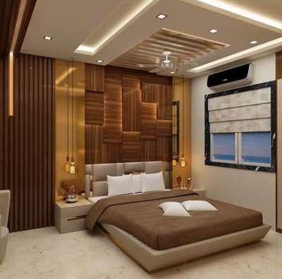 Ceiling, Furniture, Lighting, Storage, Bedroom Designs by Carpenter Vinod Yadav, Bhopal | Kolo