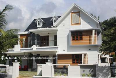 Exterior Designs by Civil Engineer JN Builders, Kottayam | Kolo