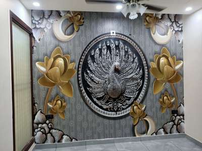 Wall Designs by Interior Designer chote lal wallpepar, Panipat | Kolo