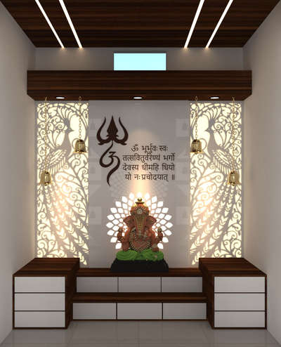 Prayer Room, Storage Designs by Interior Designer Råvi Patidar, Jaipur | Kolo