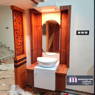 Bathroom Designs by Contractor monogram  interior, Palakkad | Kolo