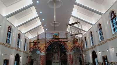 Ceiling, Lighting Designs by Painting Works rvv paint works, Pathanamthitta | Kolo