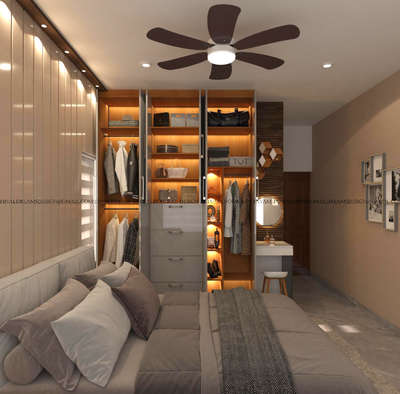 Ceiling, Furniture, Lighting, Storage, Bedroom Designs by Civil Engineer Anandhu Soman, Kottayam | Kolo