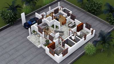 Plans Designs by Civil Engineer Muhammed shanavas, Palakkad | Kolo