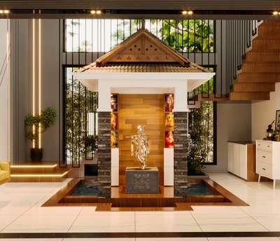 Prayer Room, Storage Designs by Interior Designer EVEI DECOR, Alappuzha | Kolo