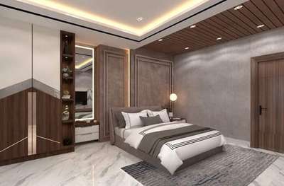 Ceiling, Furniture, Lighting, Storage, Bedroom Designs by Interior Designer aditi Jain, Jaipur | Kolo