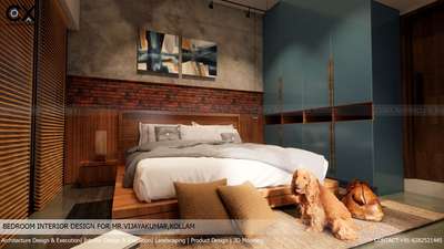 Bedroom, Furniture, Storage, Wall Designs by Architect COAX BUILDERS, Kollam | Kolo