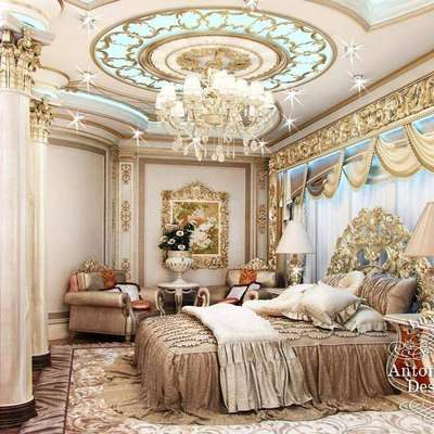 Ceiling, Furniture, Bedroom, Storage, Wall Designs by Contractor Mohd Halim, Delhi | Kolo
