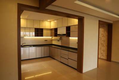 Kitchen, Lighting, Storage Designs by Interior Designer GREEN KITCHENS, Palakkad | Kolo