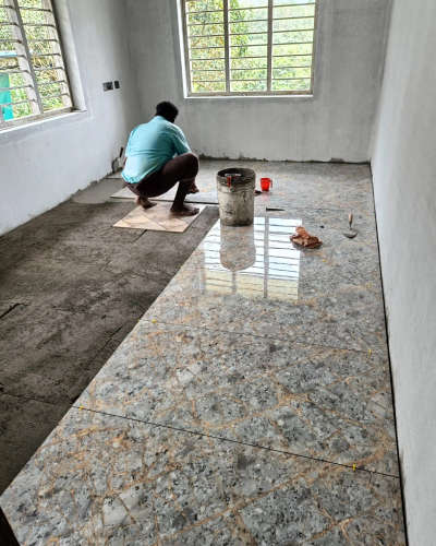 Flooring Designs by Civil Engineer Dreamstone Builders, Ernakulam | Kolo