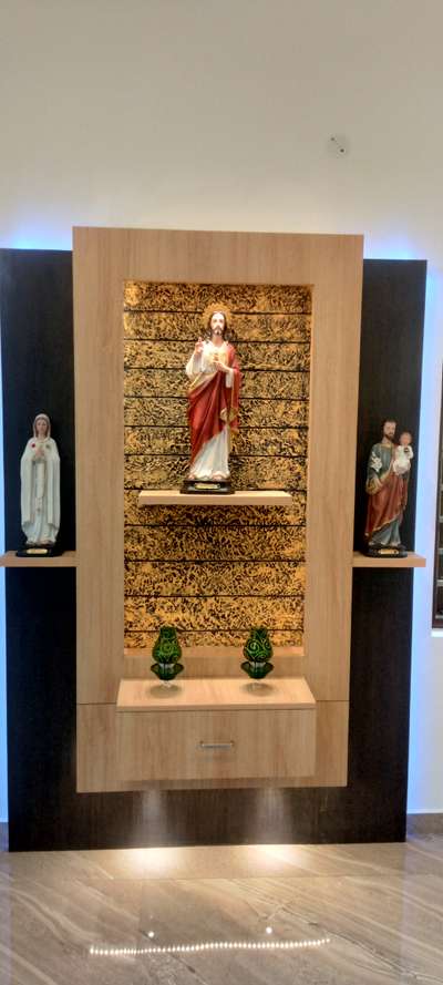 Prayer Room Designs by Carpenter Joseph Antogi, Ernakulam | Kolo