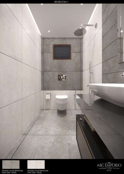 Bathroom, Ceiling, Lighting, Wall Designs by Building Supplies SILVAN TILES  GALLERY , Malappuram | Kolo