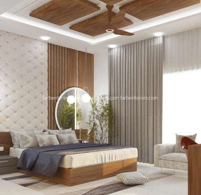 Furniture, Storage, Bedroom, Wall, Ceiling Designs by Interior Designer farbe  Interiors , Thrissur | Kolo