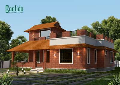 Exterior Designs by Civil Engineer Kiran Nair, Kannur | Kolo
