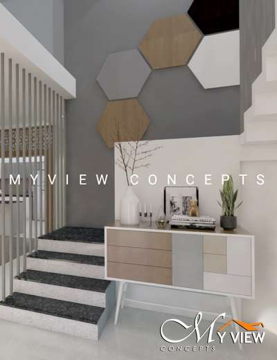 Staircase Designs by Interior Designer Myview Concepts  interior Design studio, Kannur | Kolo