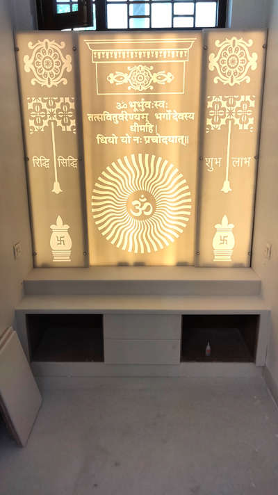 Prayer Room Designs by Electric Works Krishna Kumar, Meerut | Kolo