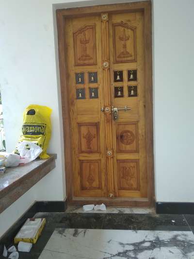 Door Designs by Carpenter Manoj Kumar, Alappuzha | Kolo