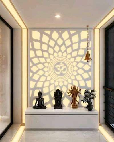 Lighting, Prayer Room, Storage Designs by Architect Manish Sharma, Indore | Kolo