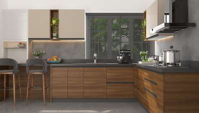 Kitchen, Furniture, Storage Designs by 3D & CAD Vibin wilson, Thrissur | Kolo