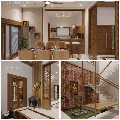 Staircase, Furniture, Dining, Table Designs by Architect Rit designers kannur, Kannur | Kolo