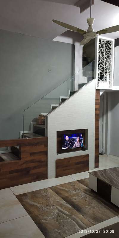 Living, Storage, Staircase Designs by Interior Designer Rajesh sharma, Indore | Kolo