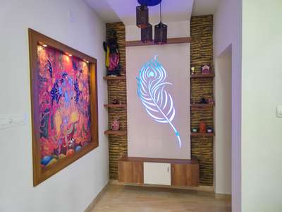 Prayer Room, Storage Designs by Interior Designer space interiors  space interiors, Ernakulam | Kolo