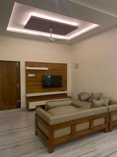 Ceiling, Furniture, Lighting, Living, Table, Storage Designs by Interior Designer WOOD X interior , Malappuram | Kolo