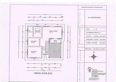 Plans Designs by Contractor Noushad KK, Ernakulam | Kolo