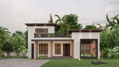 Exterior Designs by 3D & CAD Studio Arkaiv, Palakkad | Kolo
