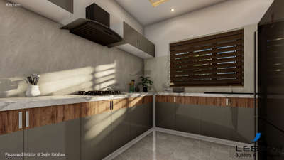 Kitchen, Storage Designs by Civil Engineer lebami builders developers, Palakkad | Kolo