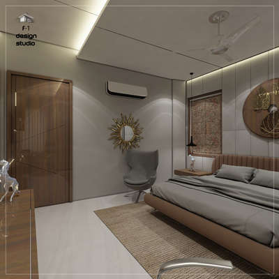 Ceiling, Lighting, Storage, Bedroom, Furniture Designs by Interior Designer Id Yogi Jangid, Jaipur | Kolo