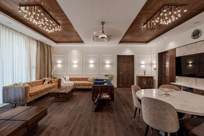 Ceiling, Furniture, Lighting, Living, Table Designs by Flooring Indarjeet Singh, Bhopal | Kolo