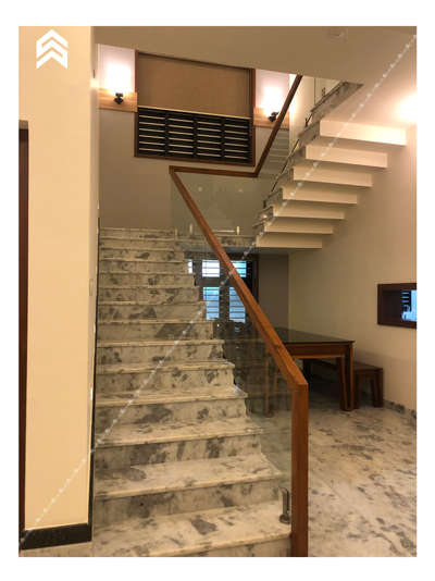 Dining, Furniture, Lighting, Table, Staircase Designs by Civil Engineer S-ARC CONSTRUCTION, Malappuram | Kolo