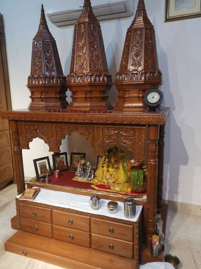 Prayer Room, Storage Designs by Carpenter Aas Mohd, Delhi | Kolo
