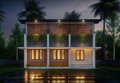 Exterior, Lighting Designs by Architect shakir muhammed, Kozhikode | Kolo