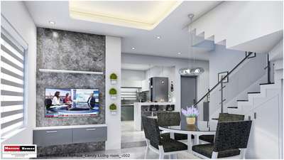Dining, Furniture, Lighting, Table, Storage Designs by Architect morrow home designs , Thiruvananthapuram | Kolo