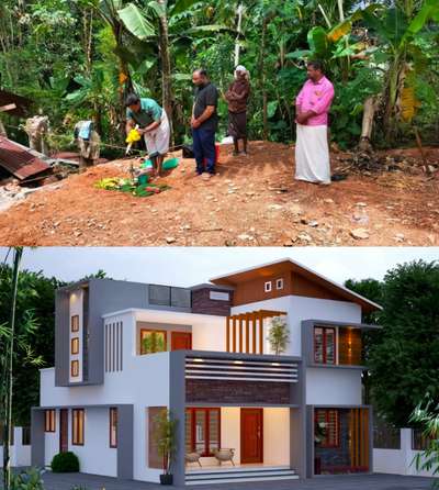 Exterior Designs by Civil Engineer AMAL RAJ, Thiruvananthapuram | Kolo