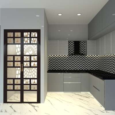 Kitchen, Storage Designs by Architect Studio Yardstick , Ghaziabad | Kolo
