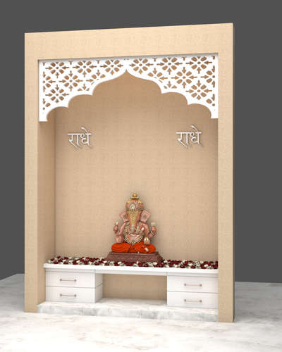 Prayer Room Designs by 3D & CAD Krishna Kumar Kumawat, Jaipur | Kolo