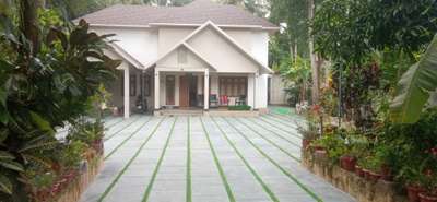 Exterior, Flooring Designs by Contractor NOUSHAD CMC, Malappuram | Kolo
