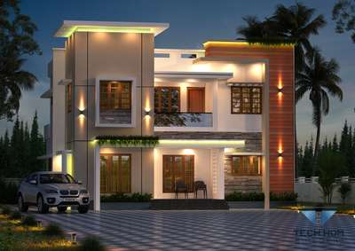 Exterior, Lighting Designs by Architect shinos P y, Thrissur | Kolo