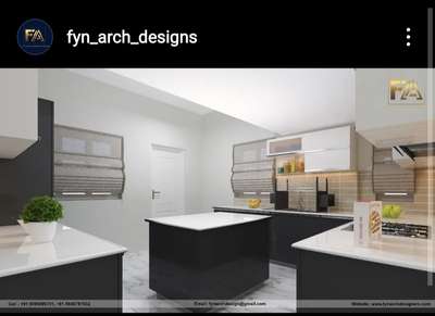 Kitchen, Lighting, Storage Designs by Civil Engineer Fyn Arch design studio, Alappuzha | Kolo