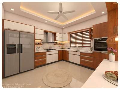Kitchen, Lighting, Storage Designs by Interior Designer alfa Dec, Palakkad | Kolo