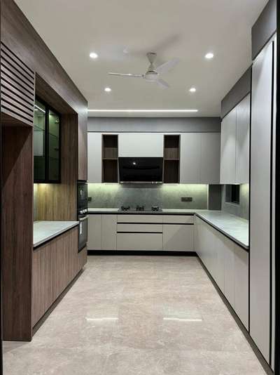 Ceiling, Kitchen, Lighting, Storage Designs by Carpenter Sartaj Malik, Delhi | Kolo