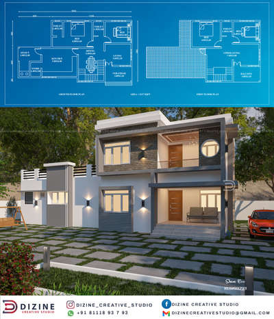 Exterior, Plans Designs by Interior Designer Mohammed Shamseer, Kasaragod | Kolo