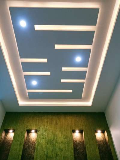 Ceiling, Electricals, Living Designs by Interior Designer Gypsumcastle thrissur, Thrissur | Kolo