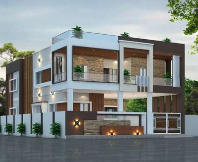 Exterior Designs by Architect House Design  Online , Indore | Kolo